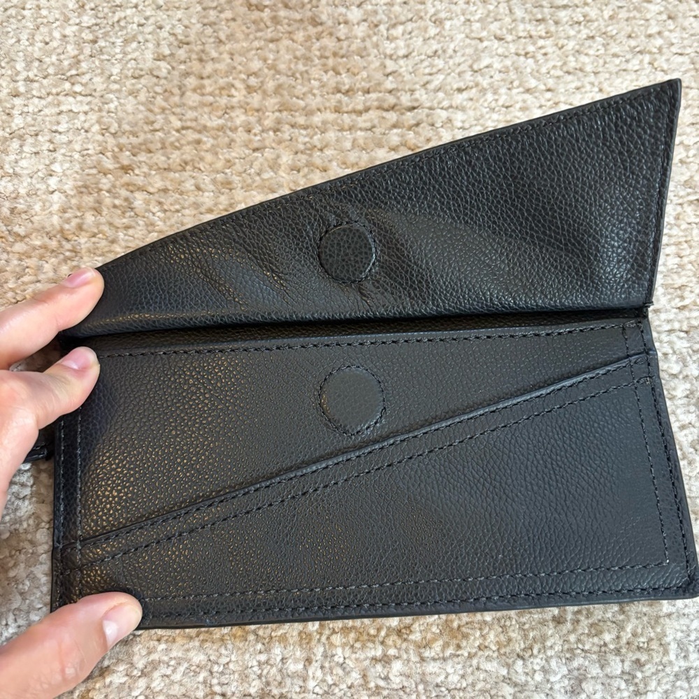 Botkier Black Leather Crosstown Clutch​ - Picture 2 of 5
